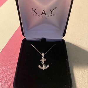 Kay jewelers anchor necklace